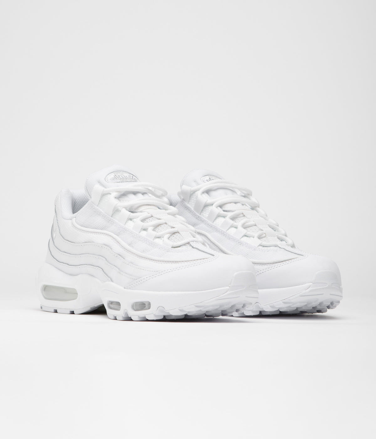 Nike Air Max 95 Essential Shoes - White / White - Grey Fog