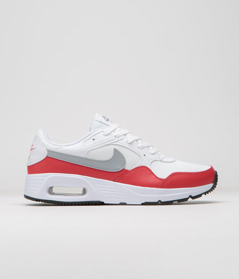 Nike Air Max SC Shoes - White / Wolf Grey - University Red - Black