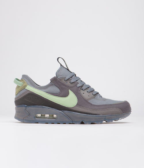 Nike Air Max Terrascape 90 Shoes - Cool Grey / Honeydew - Iron Grey