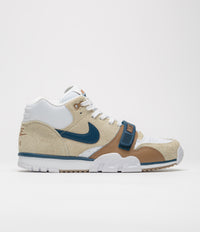 Nike Air Trainer 1 Shoes - Limestone / Valerian Blue - Ale Brown - White thumbnail