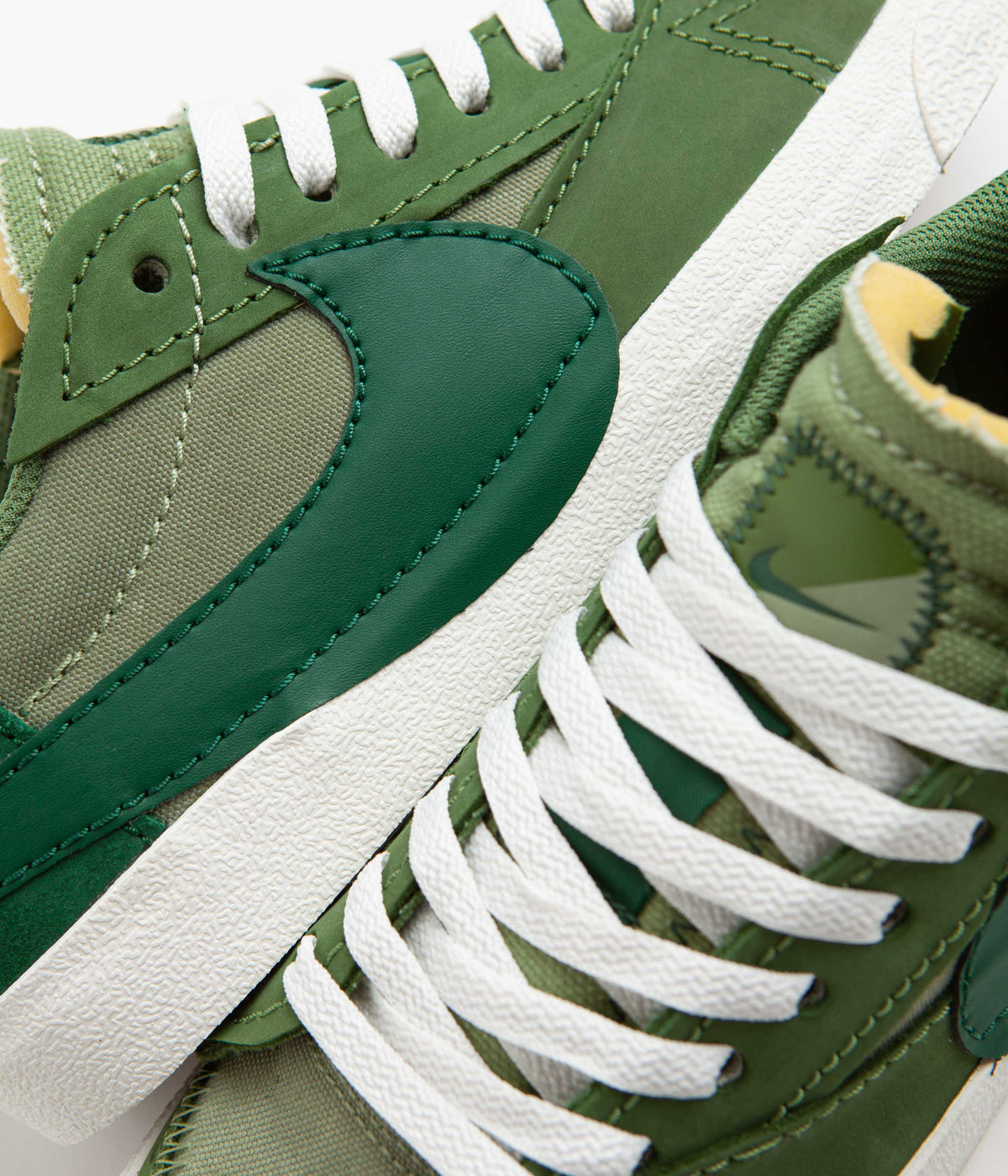 Nike Blazer Low 77 Jumbo Shoes - Oil Green / Gorge Green - Treeline - | Always in
