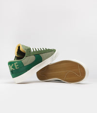 Nike Blazer Low 77 Jumbo Shoes - Oil Green / Gorge Green - Treeline - Sail thumbnail