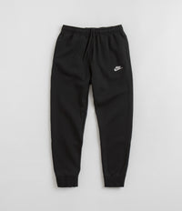 Nike Club Fleece Joggers - Black / Black / White thumbnail