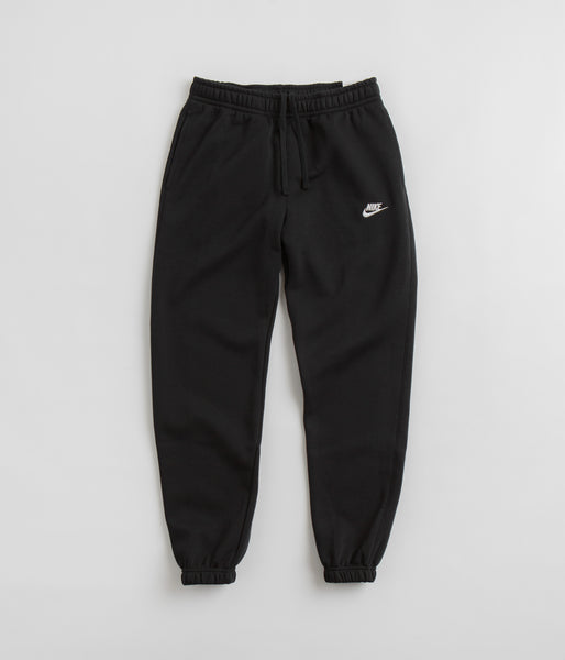 Nike Club Fleece Sweatpants Black Black White Always in Colour