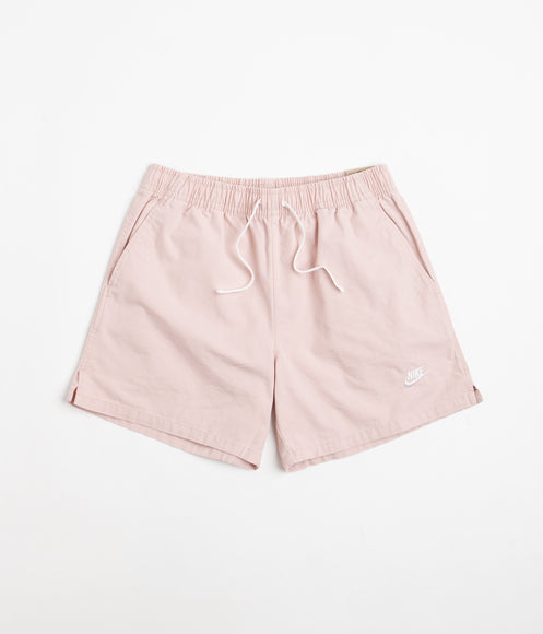 Nike Club Flow Shorts - Pink Oxford / White
