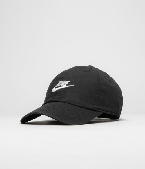 Nike Club Futura Wash Cap - Black / White