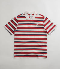 Nike Club Striped Polo Shirt - Sail / White thumbnail