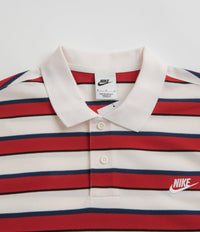 Nike Club Striped Polo Shirt - Sail / White thumbnail