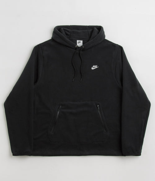 Nike Club Winterized Hoodie - Black / White