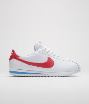 Nike Cortez Shoes - White / Varsity Red - Varsity Blue