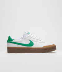 Nike Court Shot Shoes - White / Malachite - Gum Med Brown thumbnail