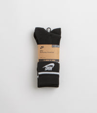 Nike Everyday Essential Crew Socks (3 Pair) - Black / White / Black thumbnail