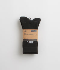 Nike Everyday Essential Crew Socks (3 Pair) - Black / White / White thumbnail