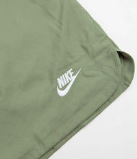 Nike Flow Shorts - Oil Green / White thumbnail