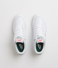 Nike Grandstand II Premium Shoes - White / Dark Cypress - Dark Cypress thumbnail