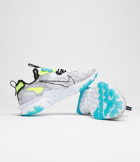 Nike React Vision Shoes - White / Black - Volt - Blue Fury thumbnail