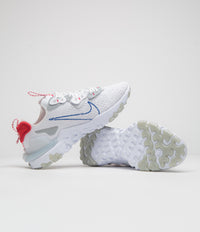 Nike React Vision Shoes - White / Game Royal - Pure Platinum thumbnail