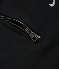 Nike Solo Swoosh 1/4 Zip Sweatshirt - Black / White thumbnail