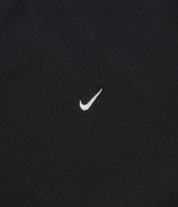 Nike Solo Swoosh Crewneck Sweatshirt - Black / White / White thumbnail