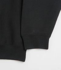 Nike Solo Swoosh Crewneck Sweatshirt - Black / White / White thumbnail