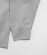 Nike Solo Swoosh Full Zip Hoodie - Dark Grey Heather / White thumbnail