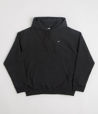 Nike Solo Swoosh Hoodie - Black / Black / White / White thumbnail