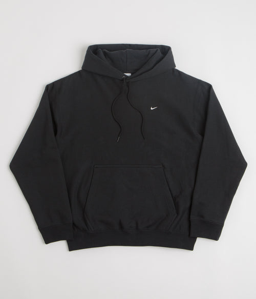Nike Solo Swoosh Hoodie - Black / Black / White / White