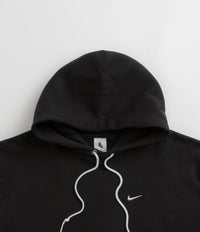 Nike Solo Swoosh Hoodie - Black / White thumbnail