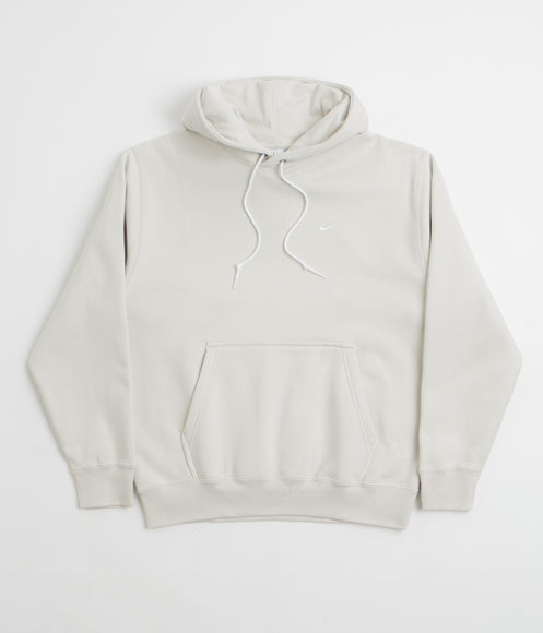 Nike Solo Swoosh Hoodie - Light Bone / White