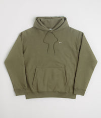 Nike Solo Swoosh Hoodie - Medium Olive / Medium Olive / White / White thumbnail