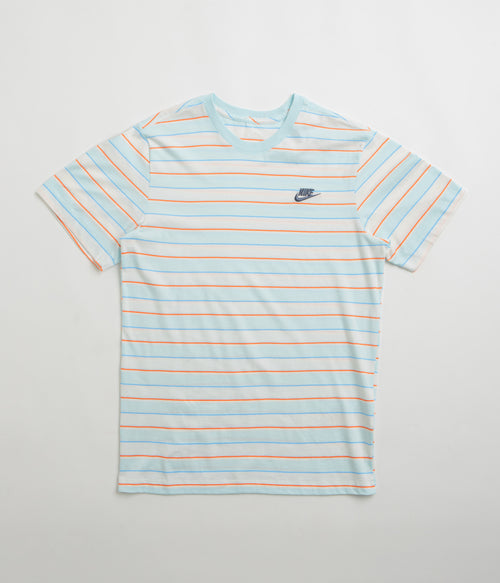 Nike Stripe Club T-Shirt - Glacier Blue / Thunder Blue