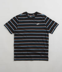 Nike Stripe T-Shirt - Black / Burnt Sunrise thumbnail