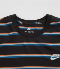 Nike Stripe T-Shirt - Black / Burnt Sunrise thumbnail
