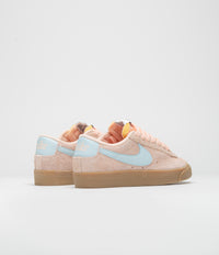 Nike Womens Blazer Low '77 Vintage Shoes - Crimson Tint / Glacier Blue thumbnail