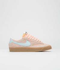 Nike Womens Blazer Low '77 Vintage Shoes - Crimson Tint / Glacier Blue thumbnail