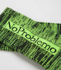 No Problemo Glitch Knit Socks - Green thumbnail