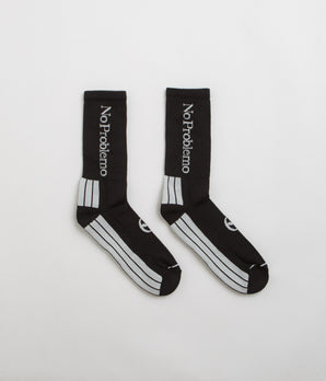 No Problemo Logo Socks - Black