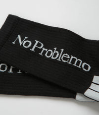 No Problemo Logo Socks - Black thumbnail