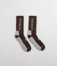 No Problemo Logo Socks - Brown thumbnail