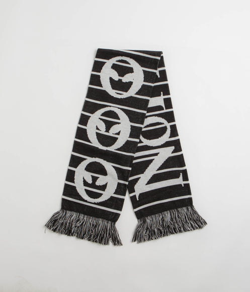 No Problemo Striped Scarf - Black