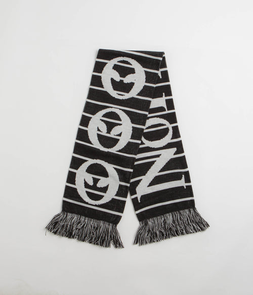 No Problemo Striped Scarf - Black