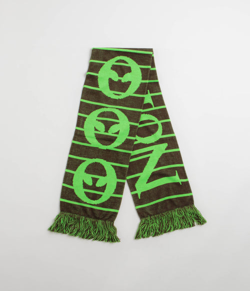 No Problemo Striped Scarf - Olive