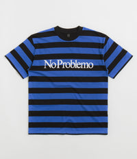 No Problemo Striped T-Shirt - Black Multi thumbnail