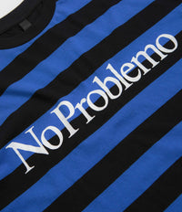 No Problemo Striped T-Shirt - Black Multi thumbnail