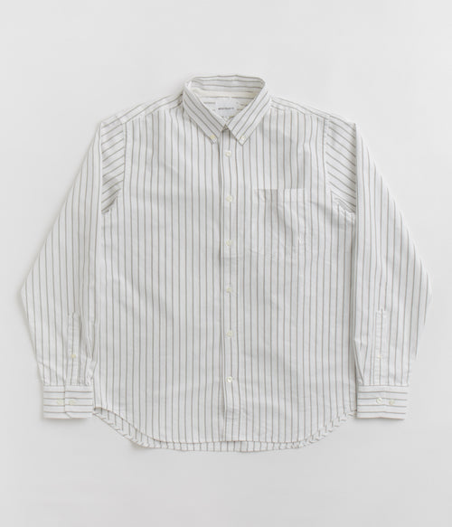 Norse Projects Algot Monogram Shirt - Spruce Green