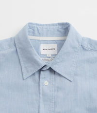 Norse Projects Algot Relaxed Cotton Linen Shirt - Pale Blue thumbnail