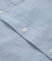 Norse Projects Algot Relaxed Cotton Linen Shirt - Pale Blue thumbnail