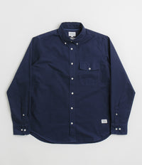 Norse Projects Algot Relaxed Overdyed Oxford Shirt - Workwear Blue thumbnail