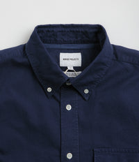 Norse Projects Algot Relaxed Overdyed Oxford Shirt - Workwear Blue thumbnail