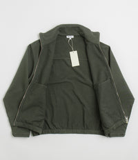 Norse Projects Bjorn Relaxed Organic Loopback Track Jacket - Black Olive thumbnail